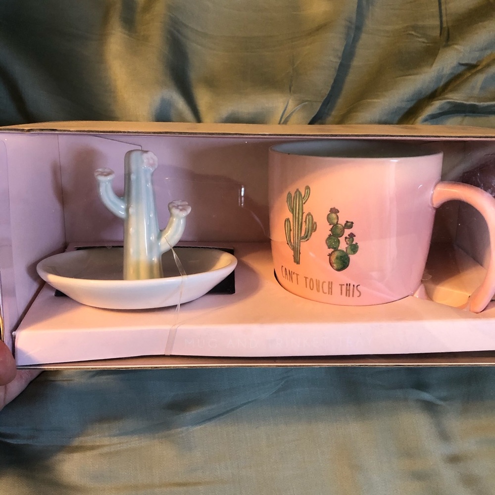 Cactus Mug and Jewelry Holder
